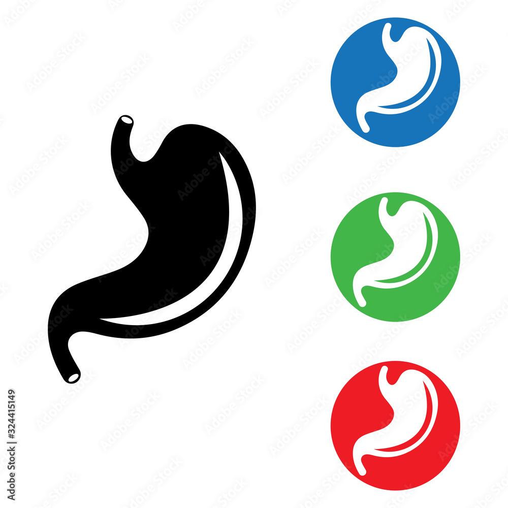 stomach care icon designs concept vector illustration stomach care icon designs concept vector illustration