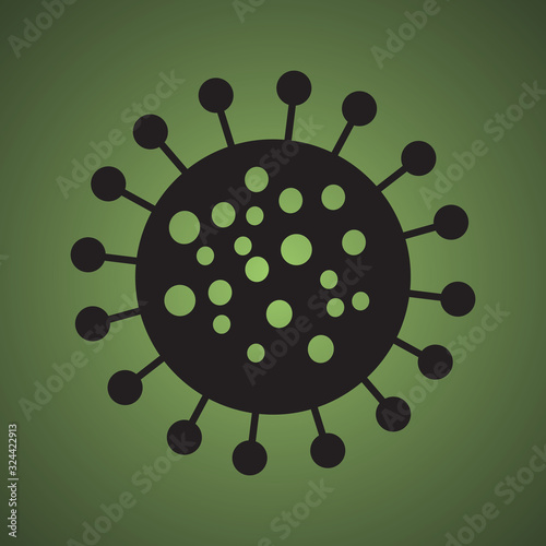 Illustration graphic vector of corona virus in wuhan. corona virus.