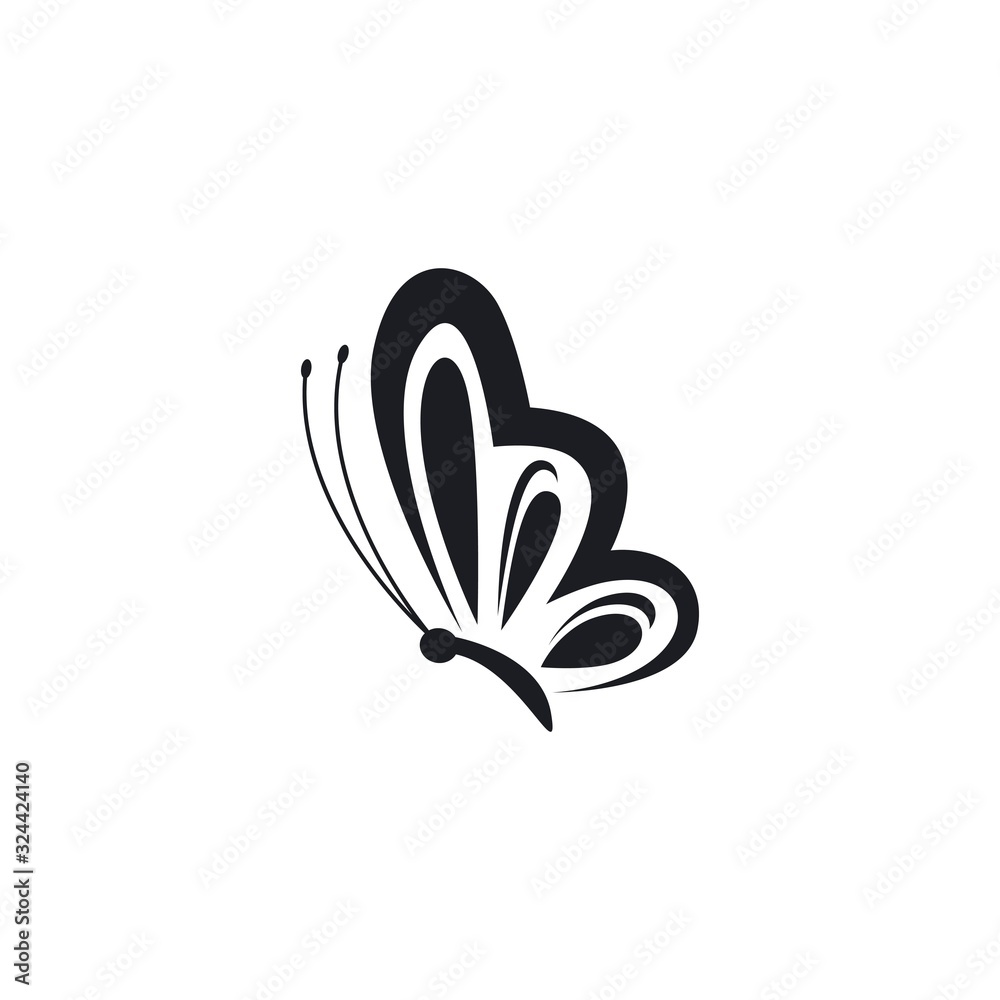 Butterfly logo creative vector icon Butterfly logo creative vector icon