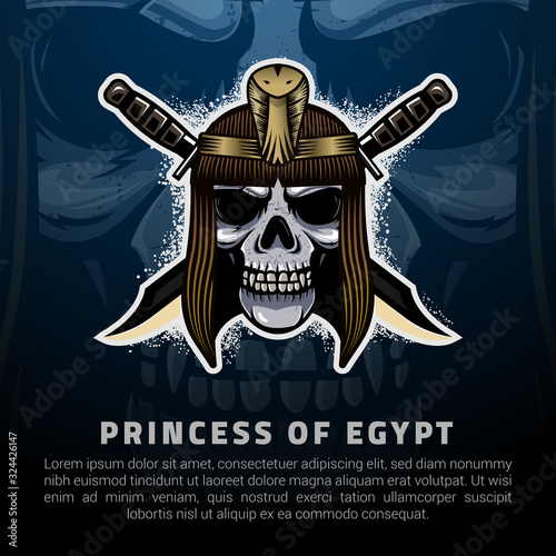 Princess of Egypt illustration