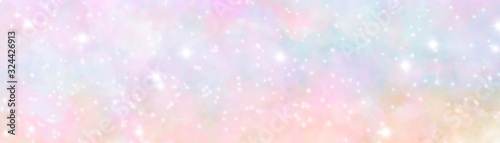 Banner glare abstract texture. Blur pastel color background. Rainbow gradient color. Ombre girly princess style photo