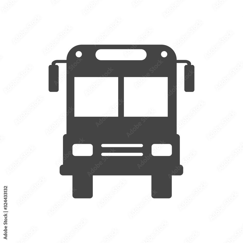 Mini truck vector icon on white background Mini truck vector icon on white background