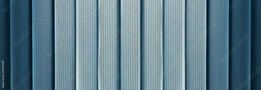 Obraz premium Blue curtain texture and background