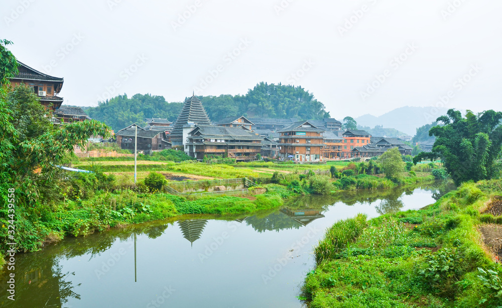 Fototapeta premium Sanjiang Dong Autonomous County, Liuzhou, china