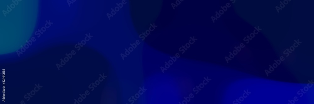 blurred iridescent horizontal background graphic with very dark blue, navy blue and midnight blue colors. can be used as background for cards or texture