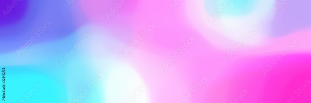 blurred horizontal background with plum, medium orchid and light sky blue colors and space for text