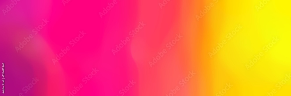 unfocused bokeh horizontal background graphic with gold, bright pink and coral colors space for text or image - obrazy, fototapety, plakaty 