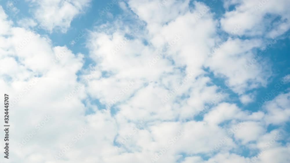 4K timelapse white sheet clouds (Cirrostratus) slowly change form in blue sky. Fast motion. Autumn scene. 4K timelapse white sheet clouds (Cirrostratus) slowly change form in blue sky. Fast motion. Autumn scene.