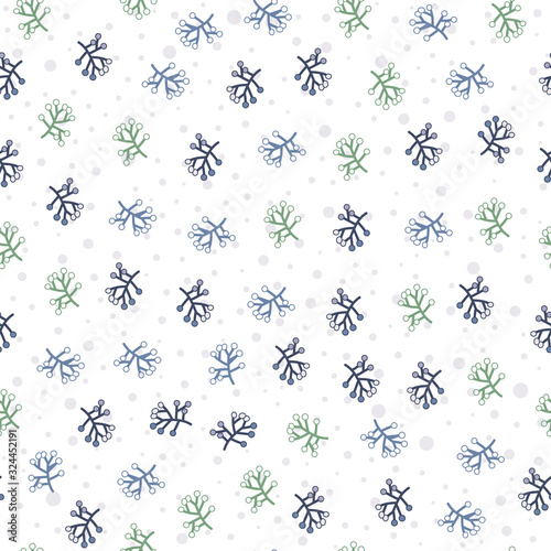 Vector white grapes seamless pattern print background.