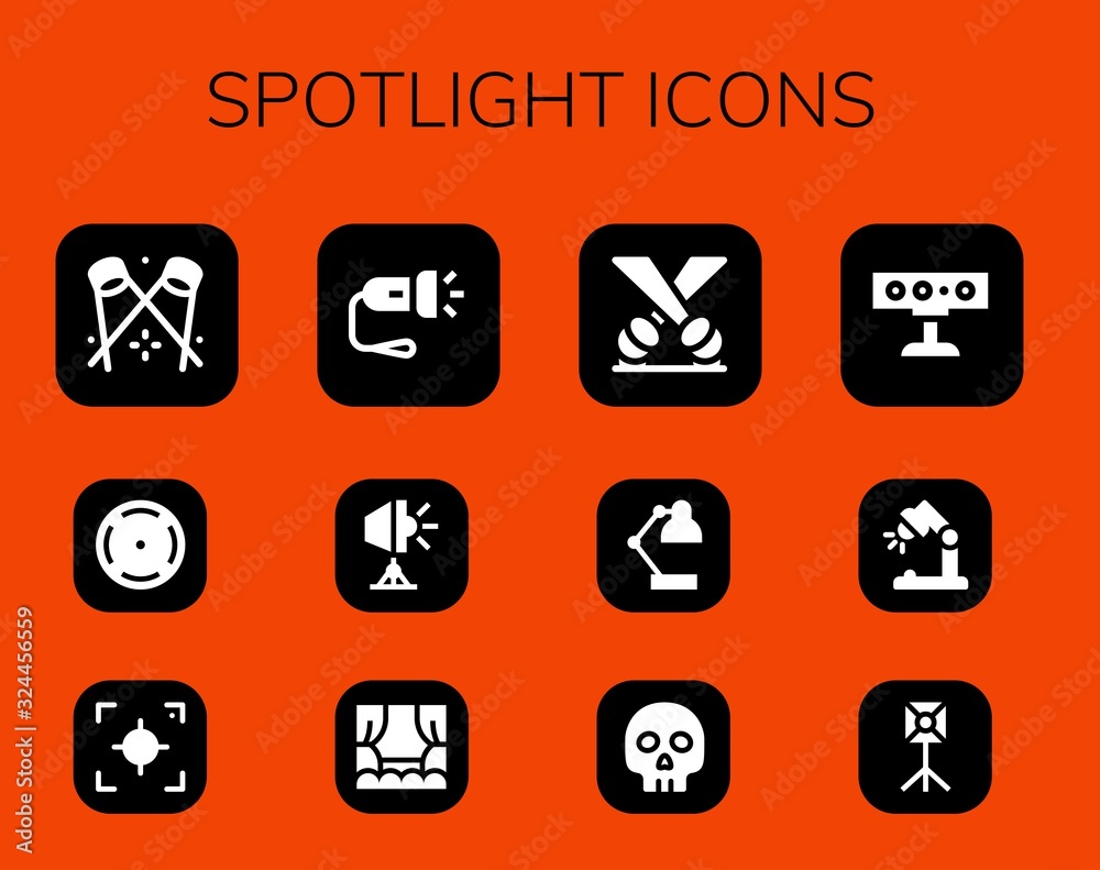 spotlight icon set