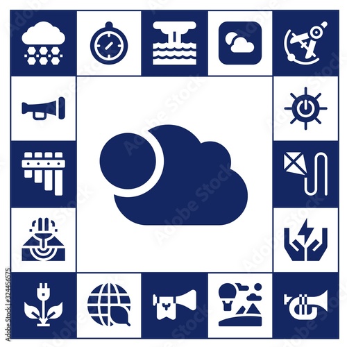 wind icon set