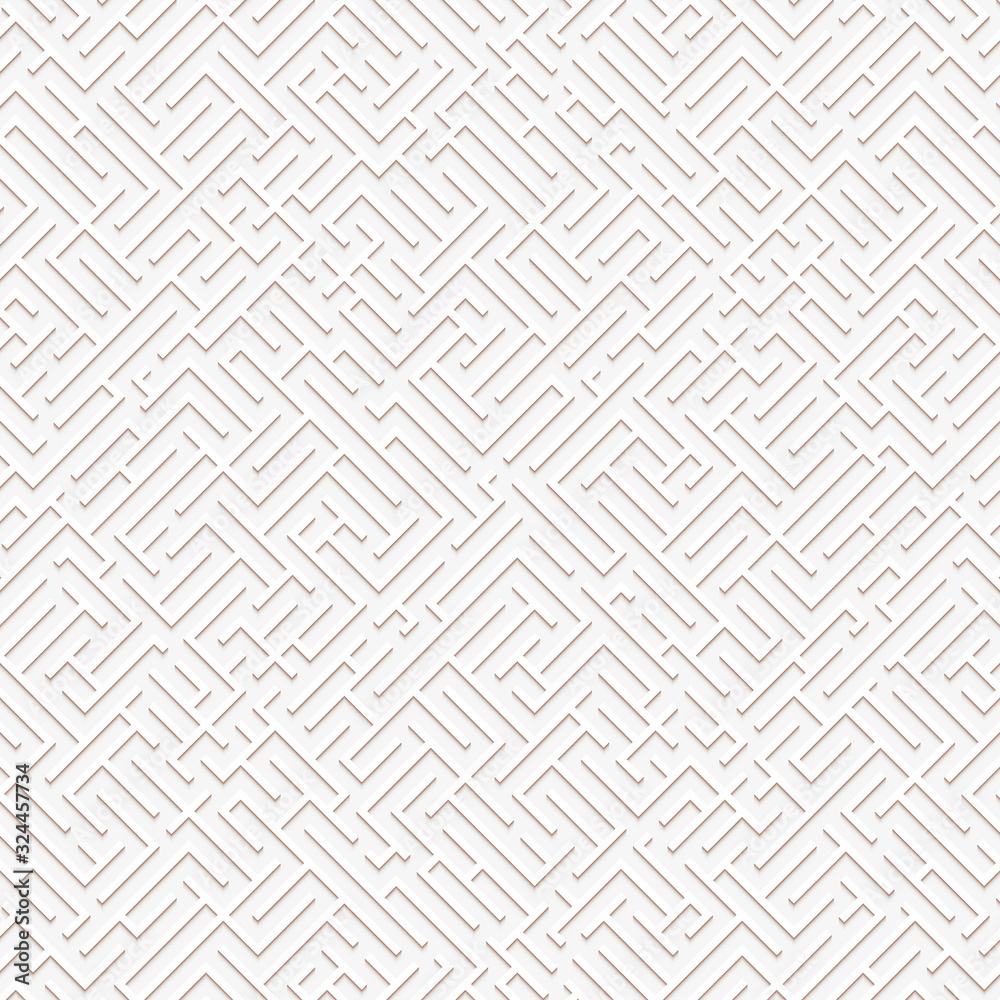 Abstract maze labyrinth illustration. Geometric background.