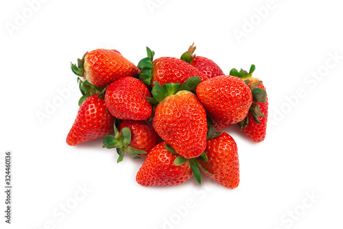 Strawberry. Fresh berries macro.