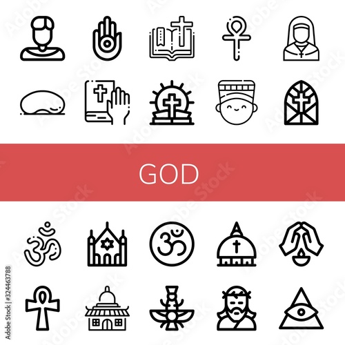 god simple icons set