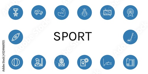Set of sport icons