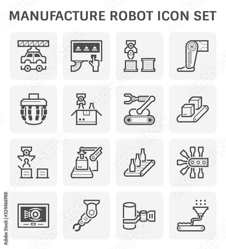 robot production icon