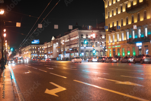Night St. Petersburg.