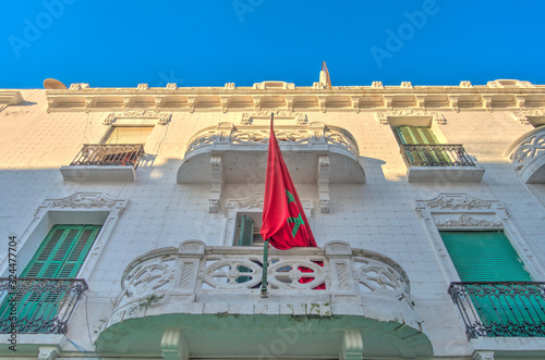 Colonial center in Tetouan, Morocco photo