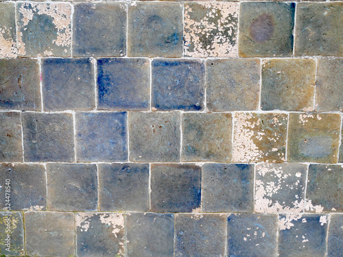 Abstract old vintage Brick wall background pattern