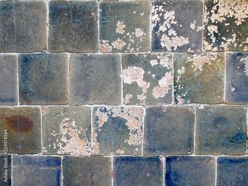 Abstract old vintage Brick wall background pattern