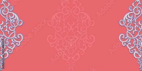 Indian paisley pattern vector. Purple mandala floral medallion print. Ethnic pattern design. Boho style decoration.