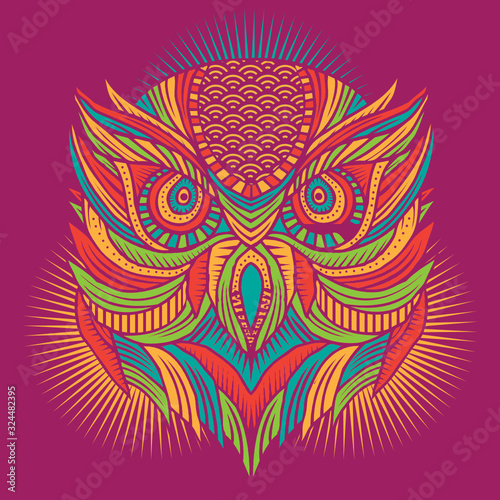 Owl Pattern Graphic