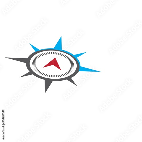 Compass icon Vector Illustration design Logo