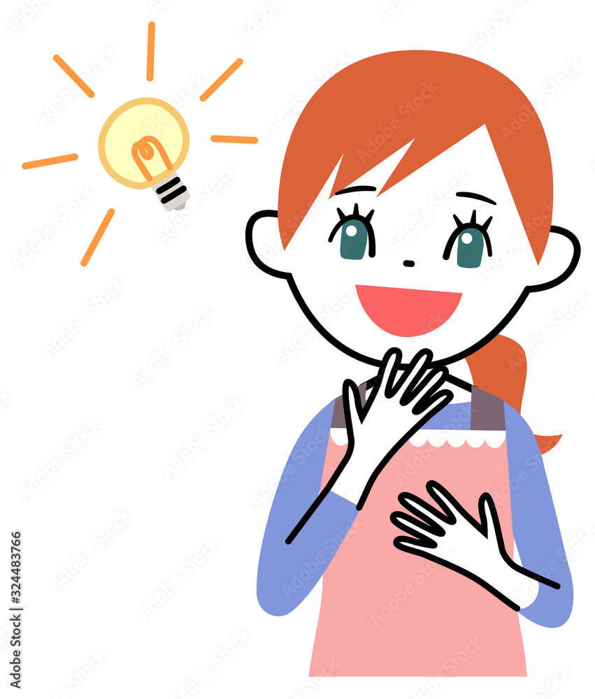 若いママ　納得