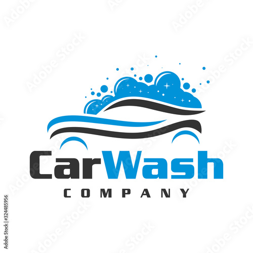 car wash logo design