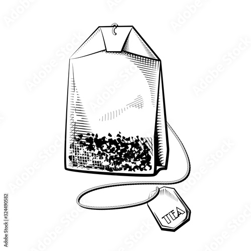 Tea bag sketch