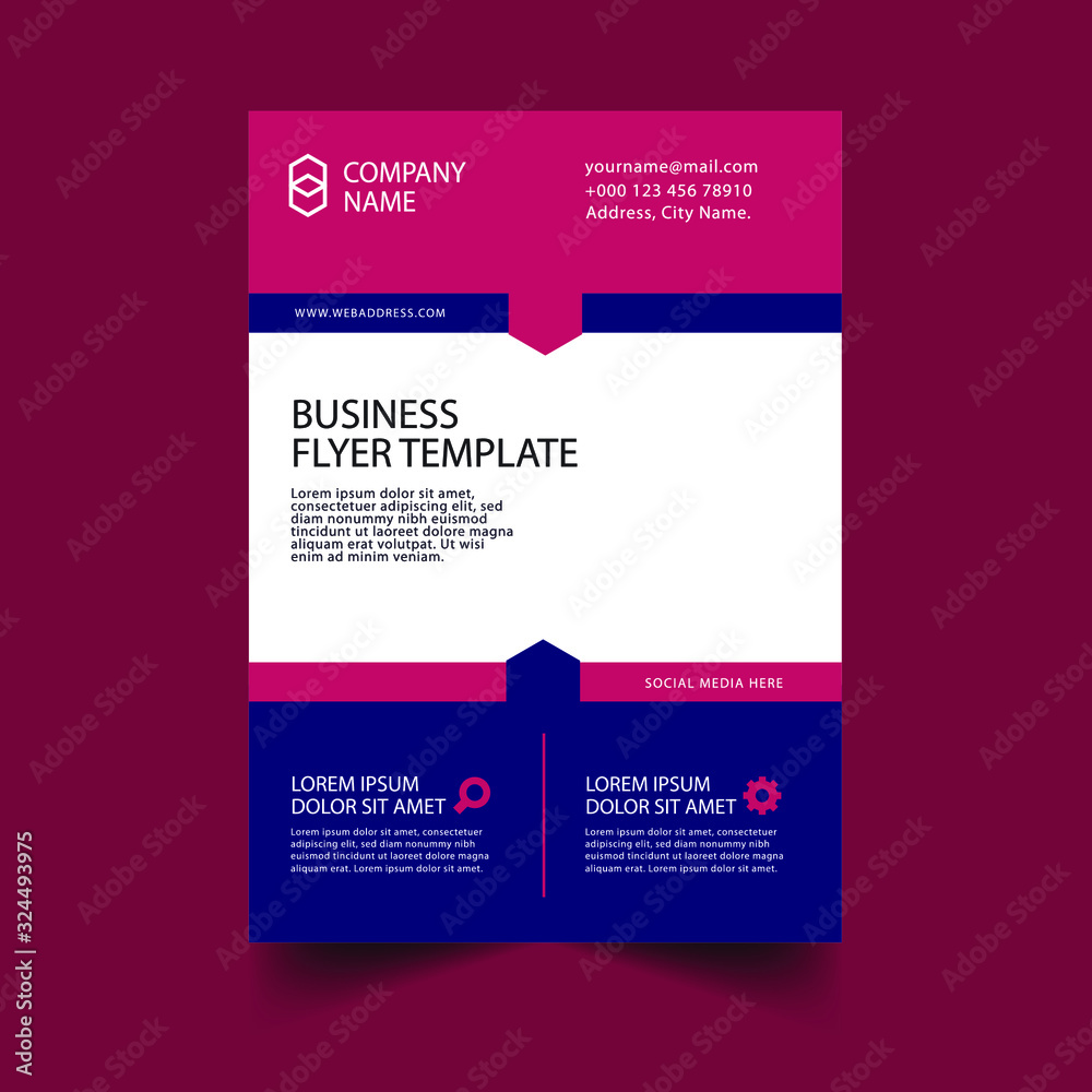 Abstract corporate business flyer vectors Abstract corporate business flyer vectors
