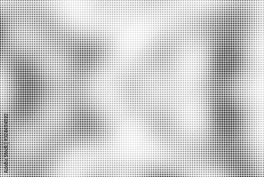 Abstract halftone wave dotted background. Template of black dots on a white background. Chaotic monochrome texture Abstract halftone wave dotted background. Template of black dots on a white background. Chaotic monochrome texture