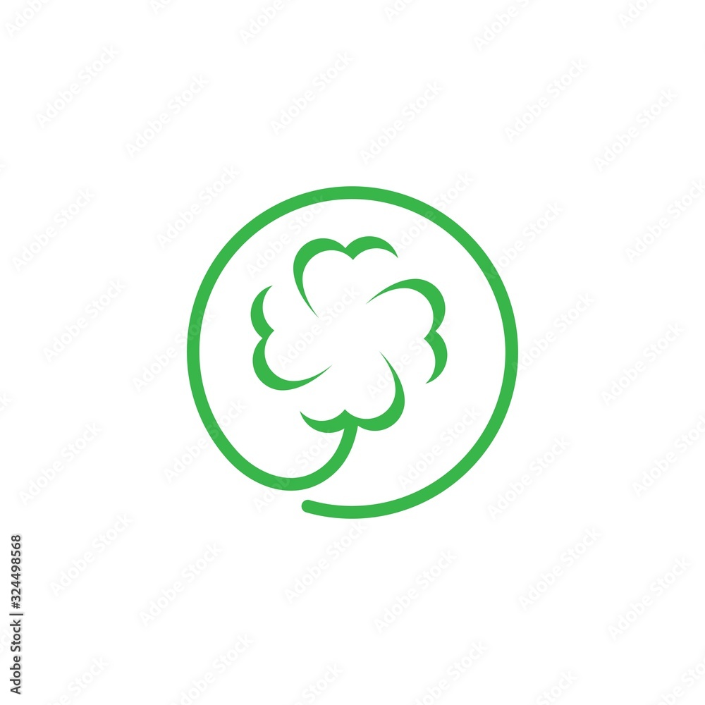 clover leaf vector icon illustration design clover leaf vector icon illustration design