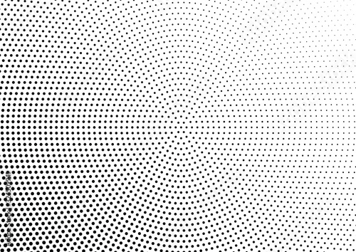 Abstract halftone dotted background. Monochrome pattern with dot and circles. Vector modern futuristic texture for posters, sites, business cards, postcards, interior design, labels and stickers.