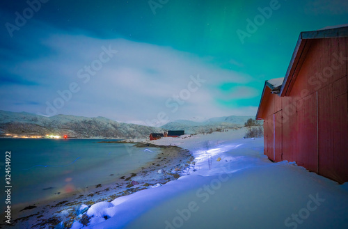 polar lights on Kvaloeya is...