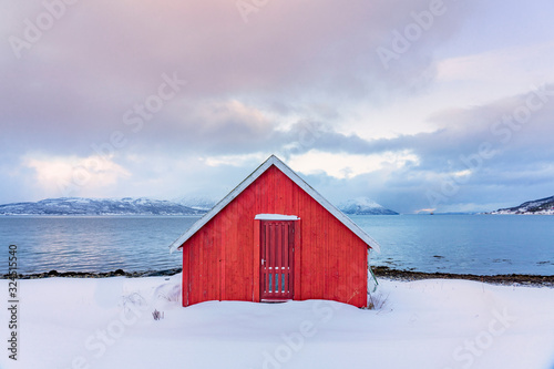 landscape with scandinavian...