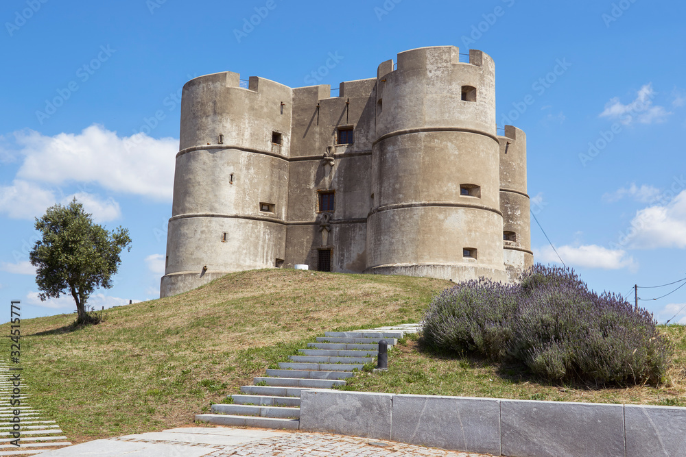 Evora Monte Castle in Portugal