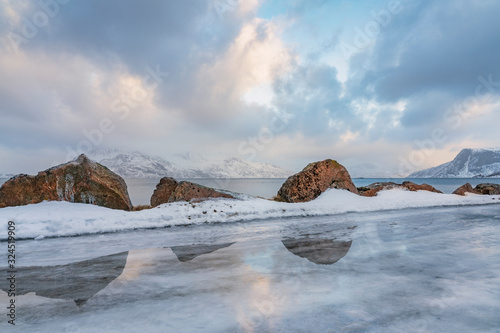 winter landscape at polar d...
