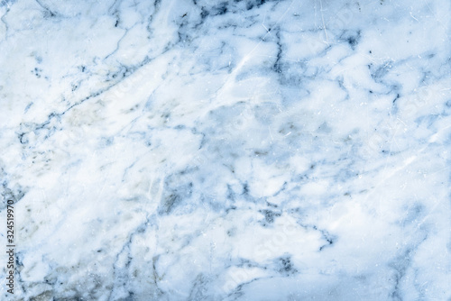 Blue marble patterned texture background for interior design	