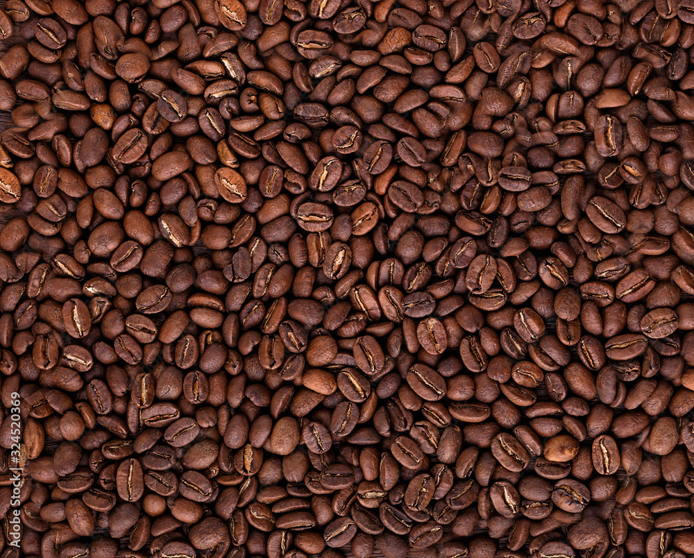 roasted coffee grains background texture roasted coffee grains background texture