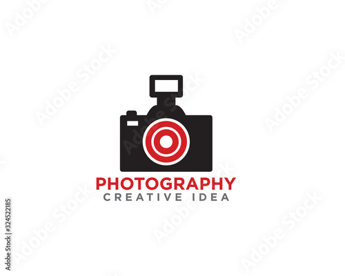 Photography Camera Logo Icon Design Vector