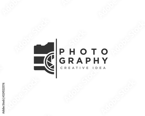 Photography Camera Logo Icon Design Vector