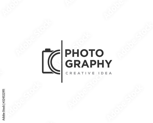 Photography Camera Logo Icon Design Vector