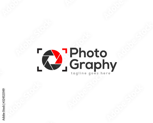 Photography Camera Logo Icon Design Vector