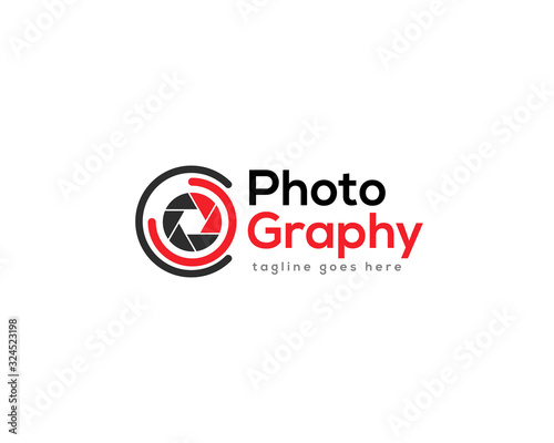 Photography Camera Logo Icon Design Vector