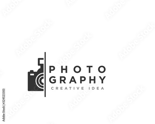 Photography Camera Logo Icon Design Vector