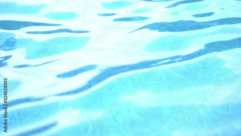Blue blurred water surface background