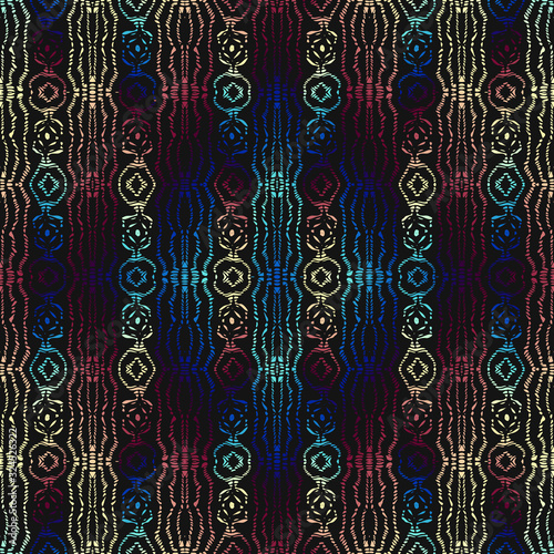 Seamless background pattern. Abstract ethnic tribal pattern. Vector image