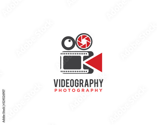 Photography and Video Logo Icon Design Vector