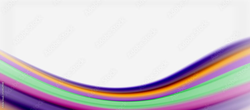 Wave lines abstract background, smooth silk design with rainbow style colors. Liquid fluid color waves. Vector Illustration Wave lines abstract background, smooth silk design with rainbow style colors. Liquid fluid color waves. Vector Illustration